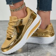 🍂End-of-Fall Specials🍂Women’s Trendy Casual Sparkling Style Platform Sneakers✨ - Image 2