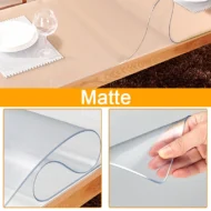 PVC Clear Thick Table Mat - Image 7