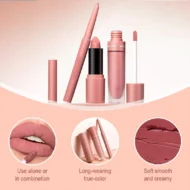 Long-Lasting & Waterproof Matte Lipstick Set - Image 3