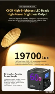 🎁 Hot Sale 49% OFF 🔥60W Outdoor Handheld Portable RGB Fill Light - Image 12