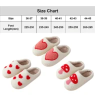 [Gift For Lover] Indoor Anti Slip Plush Slippers For Couples - Image 5