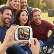 Magnetic Selfie Monitor Screen for Phone Rear Camera - Image 6