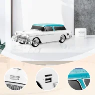 Retro Car Model Wireless Bluetooth Speaker - Image 8