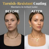 💎 50% OFF NOW! ✨ Modern Chic Necklace & Earring Set – Gold finish, geometric design & lightweight – perfect for daily elegance or gifting 💫 - Image 3