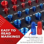 📢📢60%  OFF !! ⏰Nut & Bolt Thread Checker Kit for Inspection of Fixed Bolts or Threaded Holes - Image 2