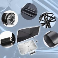 ✨Summer Hot Sale☀️Car Windshield Sun Shade Umbrella - Image 3