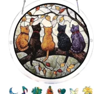 Acrylic Sunset & Sea Jigsaw Puzzle Window Hanging - Image 15