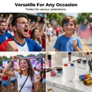 3 Color Flag Face Paint Stick for World Cup - Image 24