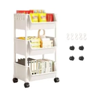 Multi-Tier Rolling Storage Cart for Narrow Spaces - Image 19