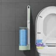 Disposable Replacement Brush Head Toilet Brush Set - Image 11