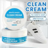 ⏳LIMITED TIME: 50% OFF! 🏆No-Wash Shoe & Leather Cleaner Cream - Stain Remover with Sponge🧼
