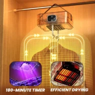 Portable Foldable Clothes Dryer with Dry Bag - Image 2