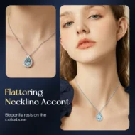 🎁 Hot Sale 49% OFF 🔥Elegant Blue Teardrop Necklace for Women - Image 5