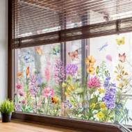 💐Time-limited Special💞Colorful Floral Bouquet Window Sticker🖼️(Cut to size freely) - Image 10