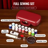 🧵21-Piece Portable Sewing Kit ✨ Ideal for DIY Sewing Projects - Image 5