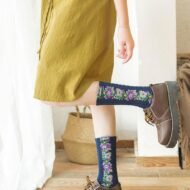 🔥Hot Sale 50% OFF🔥Vintage Embroidered Floral Socks - Image 3