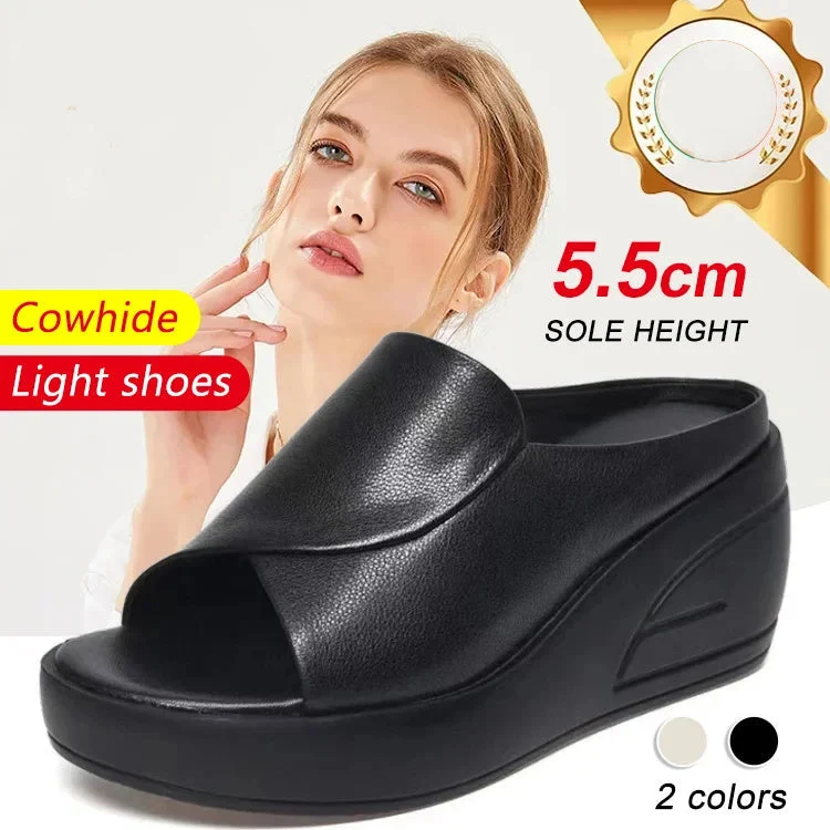 👡 50% OFF NOW! ✨ Elevation 5.5 cm Inclined Heel Sandals – Comfortable Lift, Stylish Design & Perfect for Daily Wear 🌸