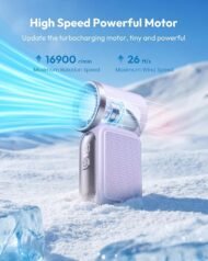 🌬️ LIMITED-TIME 50% OFF! ✨ Turbo Handheld Fan – LED Display, 6 Speeds, 3000mAh 🔋 - Image 3