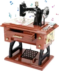 🔥Time Limit Sale 50% OFF - Wood Mini Sewing Machine Music Box - Image 9