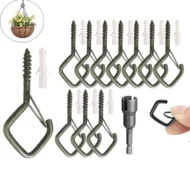🛠️50% OFF NOW! 🔒 20Pcs Square Snap Clips Hooks – Secure Lock, Versatile & Durable for Bonsai, Lights & Decor ✨ - Image 10