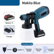 🎨🔋 Cordless paint sprayer – 2 batteries, versatile, for painting & gardening! - Image 11