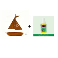 ⛵ 50% OFF NOW! 🌱 Rustic Sailboat Metal Planter – Handcrafted, weather-resistant & perfect for succulents, herbs or flowers – charming garden or shelf decor 🏡 - Image 11