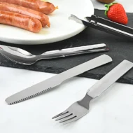 4-in-1 Stainless Steel Portable Cutlery Set - Image 3