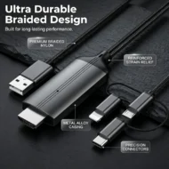 3-in-1 Phone to HDMI Adapter Cable