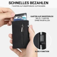 Business simple two-fold multi-card slot large capacity wallet - Image 2