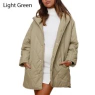🌸Autumn sale🌸Limited time 50% DISCOUNT💕Women's Winter Trendy Lightweight Hooded Quilted Jacket - Image 2