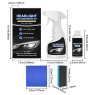 🚘 Automotive Headlamp Restoration Fluid, blurring enhanced crystalline coating refurbisher - Image 8