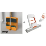 Stand-Up Dustpan Set with 180° Rotating Broom - Image 19