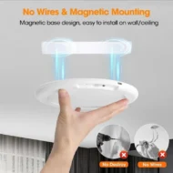 ✨ Rechargeable Motion Sensor Ceiling Light – Auto-On/Off, Magnetic Mount & Waterproof for Closet, Stairs, Garage & Balcony 🔦🏡 - Image 2