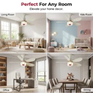 🔥Summer Special🌬️3-in-1 Ceiling Fan with Light and Bluetooth Speaker💡🔊 - Image 3