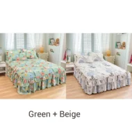 🥳SUMMER HOT SALE💞3-Piece Ruffled Bed Skirt Set - Image 20