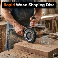 Angle Grinder Shaping Disc for Woodworking