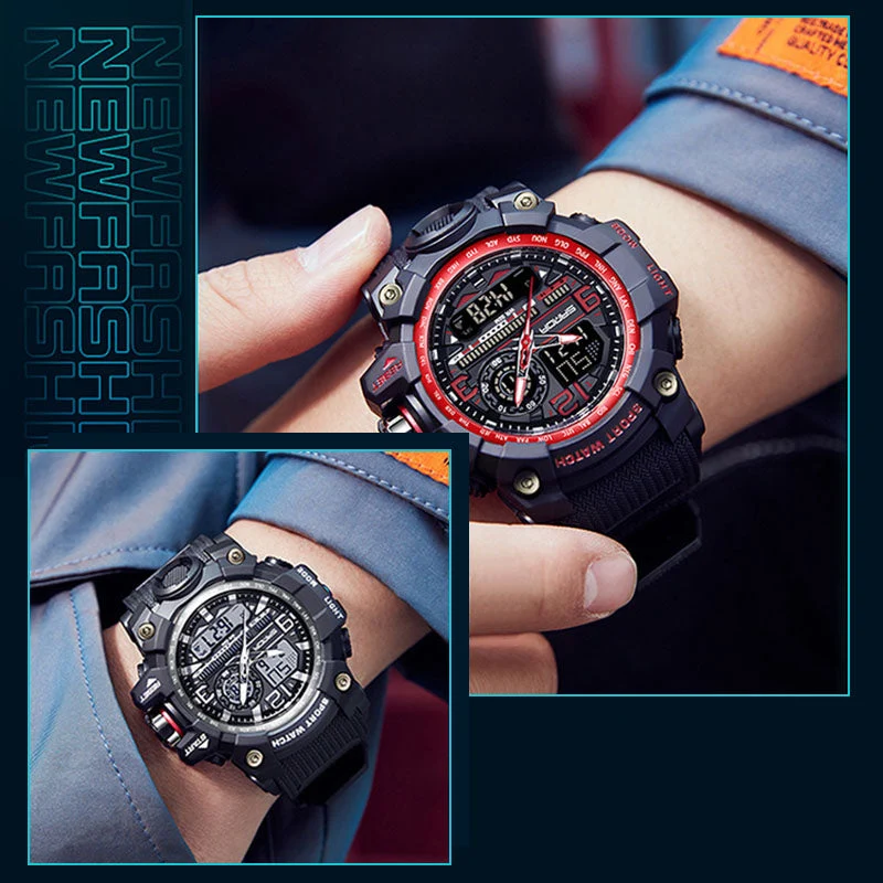 💦100m Water Resistance⌚Men's Fashion Multifunctional Waterproof Luminous Watch