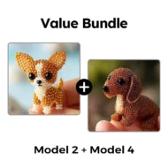 Colorful Beaded 3D Dog Model Kit - Image 13
