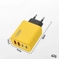 120W 4-Port Fast Charger Block - Image 24