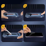 4K HD/Anti-Peeping Tempered Glass Screen Protector with Auto Dust-elimination Installation for Samsung - Image 7