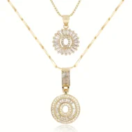 🎁New Year Sale 50% OFF💖2 Pack - Initial Letter Pendant Necklaces - Image 50