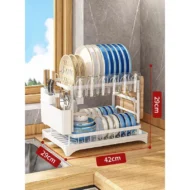 🔥 40% OFF🍽️2-Tier Dish Drying Rack with Drainboard - Image 11