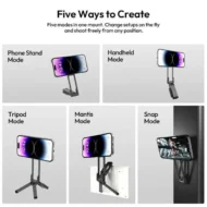 📢📢50% off!! ⏰ Magnetic Mount – 5-in-1 Mini Tripod with Dual MagSafe Magnets, Foldable Hook & Arca-Swiss Base! 📱🎥 - Image 4