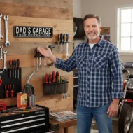 Retro Garage Sign for Dad 🔧❤️ – Iron Plaque, Humorous Man Cave Decor😂 - Image 6