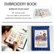 DIY Embroidery Stitch Practice Book Kit - Image 8