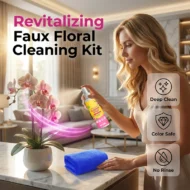 Artificial Flower Cleaning Spray with Towel - Image 4