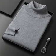 🎄Hot Sales - 49% OFF🎁Men's Solid Color Premium Cashmere Sweater - Image 8