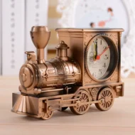📢📢49%  OFF !! ⏰Retro Locomotive Model Alarm Clock - Image 9