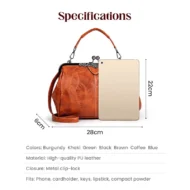 👛 2026 Retro Fashion Clip Bag – Stylish, Elegant & Practical for Everyday Use 👜✨ - Image 3