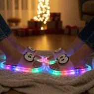 🐧 50% OFF NOW! 💡 LED Cartoon Slippers – Vibrant Light-Up Sole & Cute Penguin Design – Flexible PVC & Easy Slip-On 🏠 - Image 2